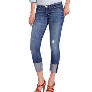 Hudson “Muse” Cuff Crop Jeans - 28